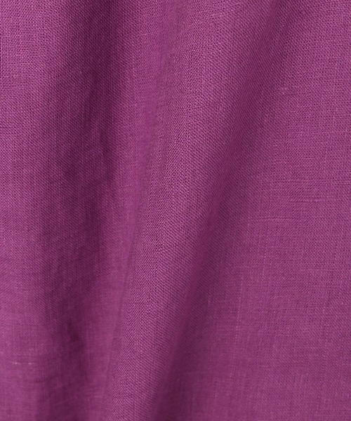 TICCA（ティッカ）の「◇【TICCA】〈別注〉 フレンチスリーブバンドカラーシャツ WOMEN（シャツ/ブラウス・レディース・ホワイト/ロイヤルブルー/パープル・FREE）」の18枚目の写真