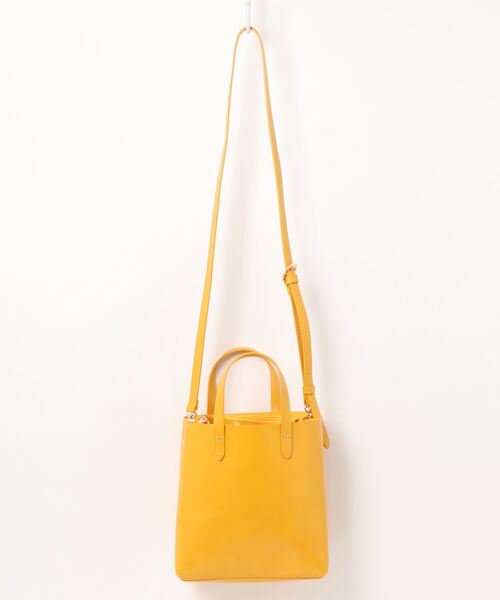 ROOTOTE（ルートート）の「ルートート/ミニ 合成皮革 ショルダー トートバッグ LT.スクエア.Light-tote-A（ショルダーバッグ・レディース・クリアブラウン/ブラック/マスタード/ホワイト/ライトパープル・FREE）」の18枚目の写真