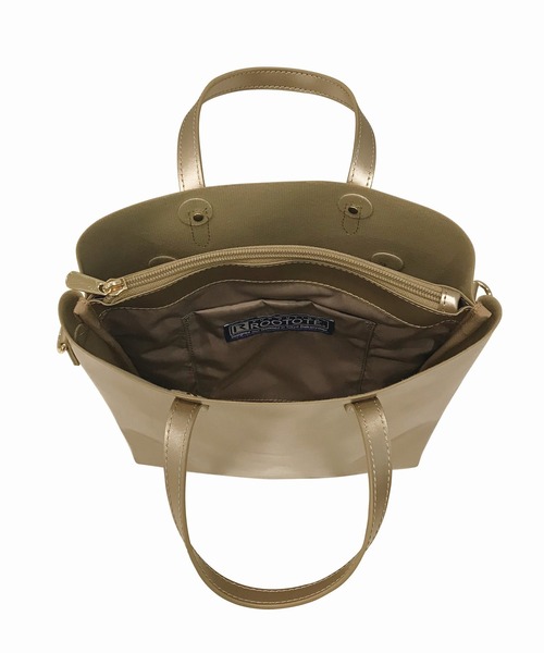 ROOTOTE（ルートート）の「ルートート/ミニ 合成皮革 ショルダー トートバッグ LT.スクエア.Light-tote-A（ショルダーバッグ・レディース・クリアブラウン/ブラック/マスタード/ホワイト/ライトパープル・FREE）」の12枚目の写真