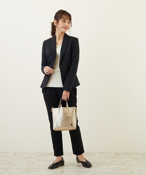 ROOTOTE（ルートート）の「ルートート/ミニ 合成皮革 ショルダー トートバッグ LT.スクエア.Light-tote-A（ショルダーバッグ・レディース・クリアブラウン/ブラック/マスタード/ホワイト/ライトパープル・FREE）」の22枚目の写真