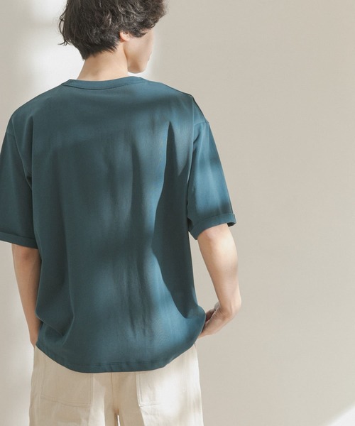 FORK&SPOON（フォークアンドスプーン）の「FORK&SPOON　強撚天竺ポケットTシャツ（Tシャツ/カットソー・メンズ・アイボリー/ブルー系その他/チャコールグレー・5/4）」の22枚目の写真