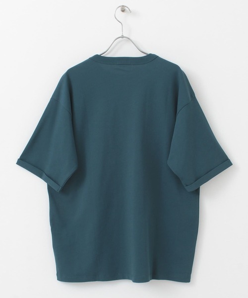 FORK&SPOON（フォークアンドスプーン）の「FORK&SPOON　強撚天竺ポケットTシャツ（Tシャツ/カットソー・メンズ・アイボリー/ブルー系その他/チャコールグレー・5/4）」の13枚目の写真