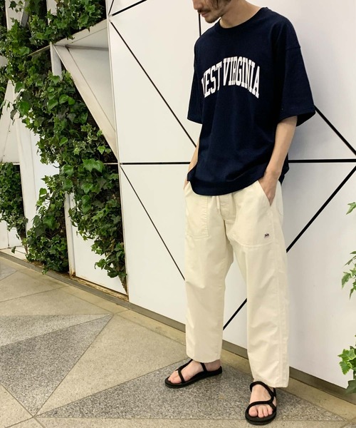 CIAOPANIC TYPY（チャオパニックティピー）の「【ZOZOTOWN限定】WESTVIRGINIAカレッジロゴユニセックスTee（Tシャツ/カットソー・メンズ・チャコールグレー/ホワイト系その他/ネイビー/グレー/サックスブルー・MEDIUM/SMALL/LARGE）」の16枚目の写真