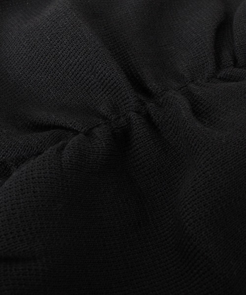 Primazel（プリマゼル）の「ハートネックギャザーショートカットソー（Tシャツ/カットソー・レディース・ラベンダー/ホワイト/ブラック・M）」の9枚目の写真