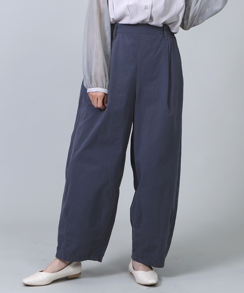 SELECT LEVERY(セレクトリベリー)の「高密度ダンプワッシャー ワイドサーカスパンツ(その他パンツ・レディース・ホワイト/カーキ/ブルー/モカ/ブラック・MEDIUM/LARGE/X-LARGE/SMALL)」の5枚目の写真