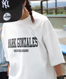 Mark Gonzales | 【Mark Gonzales/マークゴンザレス】【別注】 90'sカレッジロゴ半袖Tシャツ(Tシャツ/カットソー)