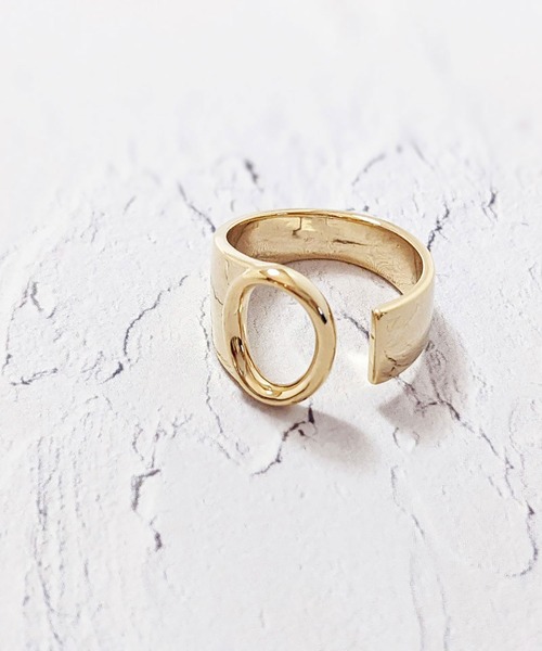 BROTHERHOOD(ブラザーフッド)の「【earyear】イニシャル ボリューム リング ゴールド(リング・レディース・B/G/R/V/T/D/L/Z/A/Y/U/F/M/P/O/C/X/I/H/Q/E/J/S/K/W/N・FREE)」の15枚目の写真
