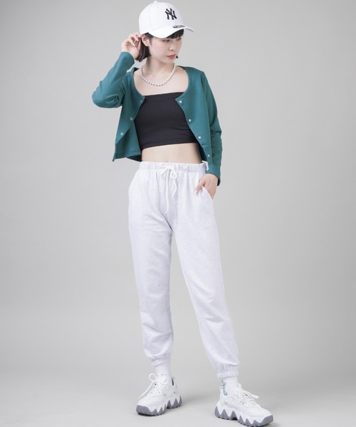 SPINNS（スピンズ）の「無地ベアトップ（タンクトップ・レディース・ホワイト/ブラック・S/M）」の10枚目の写真