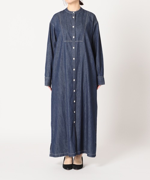 SLOBE IENA（スローブイエナ）の「LE DENIM シャツワンピース【洗濯機