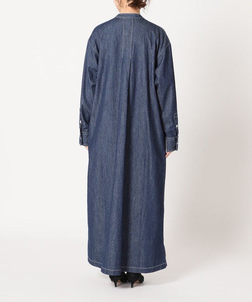 SLOBE IENA（スローブイエナ）の「LE DENIM シャツワンピース【洗濯機