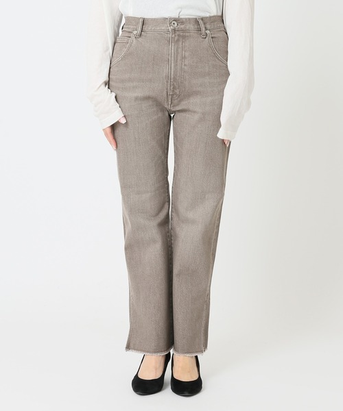 JOURNAL STANDARD（ジャーナルスタンダード）の「マルチデニムスリットパンツ◆（デニムパンツ・レディース・ブラウン/ブラック/ベージュ・36/40/38）」の11枚目の写真