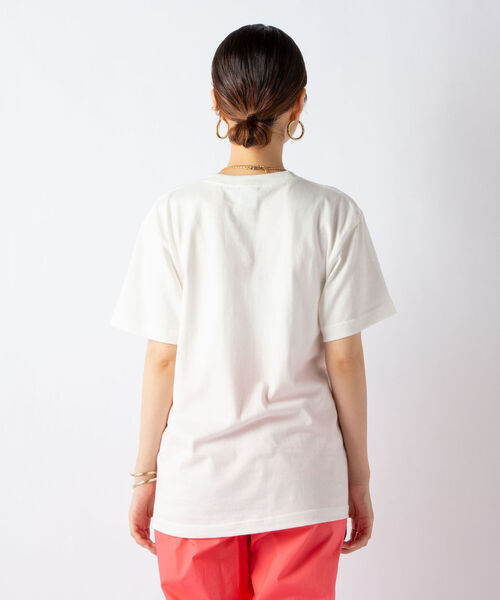 NOLLEY’S(ノーリーズ)の「【WEBオリジナル】スヌーピー JOE COOL &logo Tシャツ(Tシャツ/カットソー・レディース・オフホワイト/アイボリー・MEDIUM)」の4枚目の写真