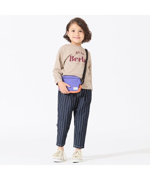 BREEZE(ブリーズ)の「すぽ軽テーパードパンツ 10分丈(その他パンツ・キッズ・ストライプ/その他10/ブルー・140/90/100/120/110/150/130)」の10枚目の写真