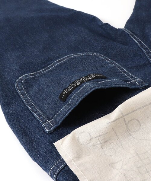 BREEZE(ブリーズ)の「すぽ軽テーパードパンツ 10分丈(その他パンツ・キッズ・ストライプ/その他10/ブルー・140/90/100/120/110/150/130)」の14枚目の写真