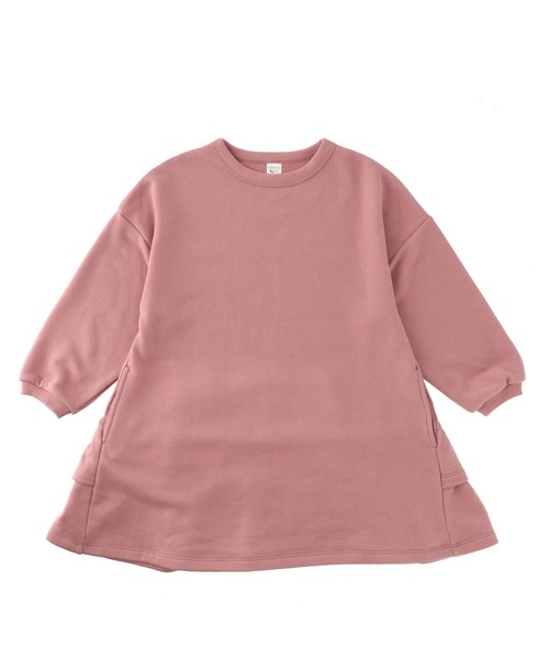 SUNDAYS SUN(サンデイズ サン)の「バックフリルワンピース(ワンピース・キッズ・テラコッタ/ローズ/ブルー系その他/チャコール・110/130/100/120/140/80/90)」の4枚目の写真