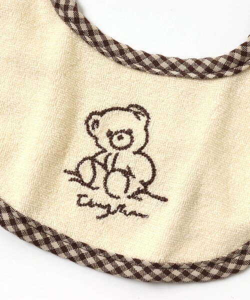 apres les cours（アプレレクール）の「■tiny bear バラエティスタイ（スタイ/よだれかけ・キッズ・アイボリー/ベージュ/ブラウン・90）」の6枚目の写真
