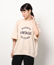 Samansa Mos2 | インレイロゴTシャツ(Tシャツ/カットソー)