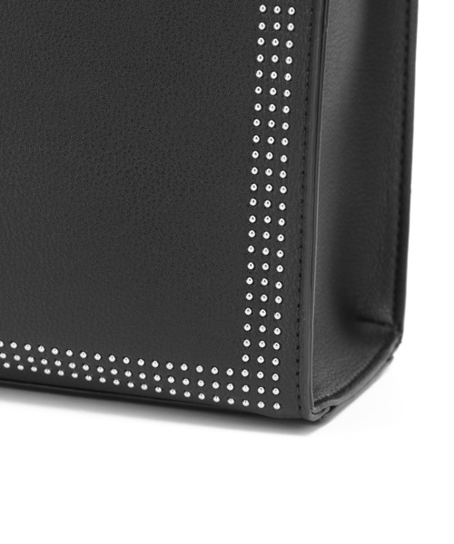 jouetie（ジュエティ）の「【jouetie/ジュエティ】マイクロスタッズ　ミディアムトートバッグ（トートバッグ・レディース・ブラック/ダークグリーン/シルバー・FREE）」の10枚目の写真