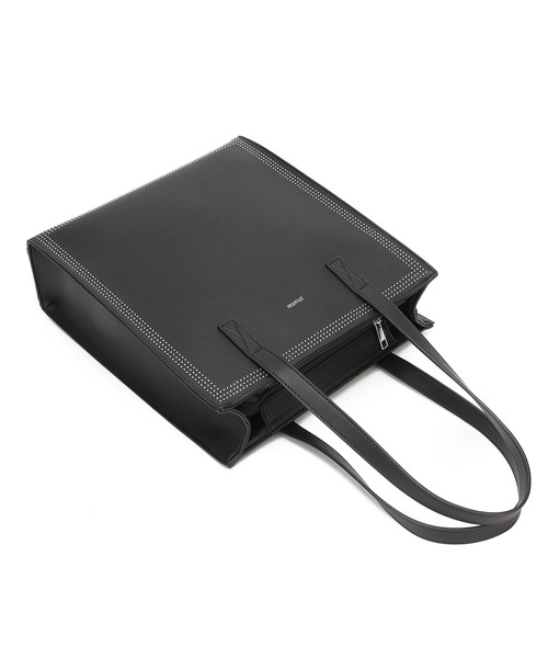 jouetie（ジュエティ）の「【jouetie/ジュエティ】マイクロスタッズ　ミディアムトートバッグ（トートバッグ・レディース・ブラック/ダークグリーン/シルバー・FREE）」の12枚目の写真