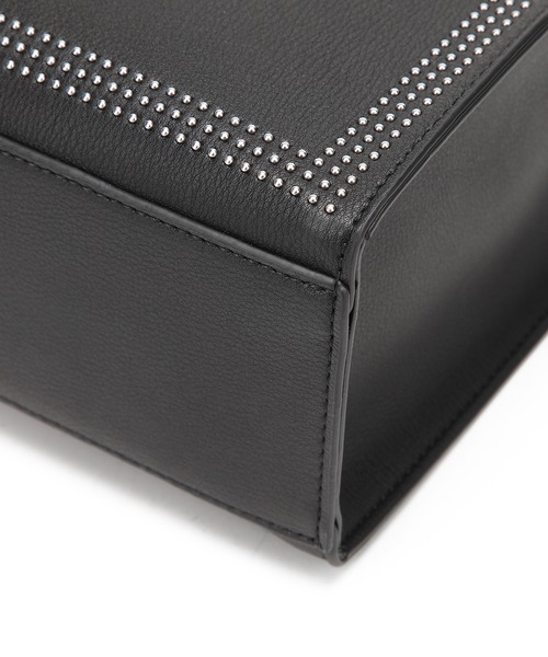 jouetie（ジュエティ）の「【jouetie/ジュエティ】マイクロスタッズ　ミディアムトートバッグ（トートバッグ・レディース・ブラック/ダークグリーン/シルバー・FREE）」の14枚目の写真