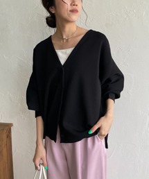 CAPRICIEUX LE'MAGE | パフVカーディガン(カーディガン/ボレロ)