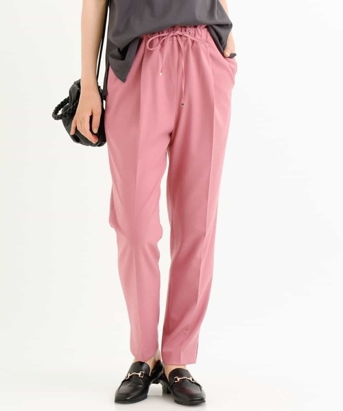 a.v.v（アーヴェヴェ）の「【3Dパンツ】イージーテーパードパンツ（その他パンツ・レディース・ブラック/ライトピンク/ベージュ・36/38/40/42/34）」の3枚目の写真