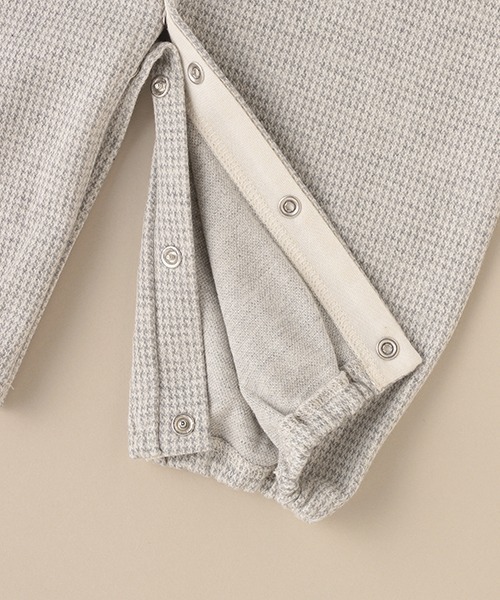 sense of wonder（センスオブワンダー）の「ミニ千鳥兼用ドレス 【日本製】（ロンパース・キッズ・ライトグレー・50-70cm）」の11枚目の写真