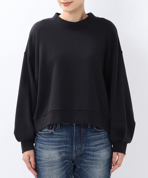 UNTITLED(アンタイトル)の「◆ブリーゼエアジャージプルオーバー【洗える】(スウェット・レディース・ナチュラル/パープル系/ブラック・00/01/03/02)」の8枚目の写真