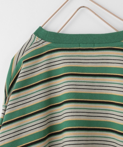 LOWRYS FARM（ローリーズファーム）の「ボーダーＴシャツロングスリーブ　216115（Tシャツ/カットソー・キッズ・ブラック/ブラウン/グリーン/ブルー・110cm/120cm/130cm/140cm/150cm）」の12枚目の写真