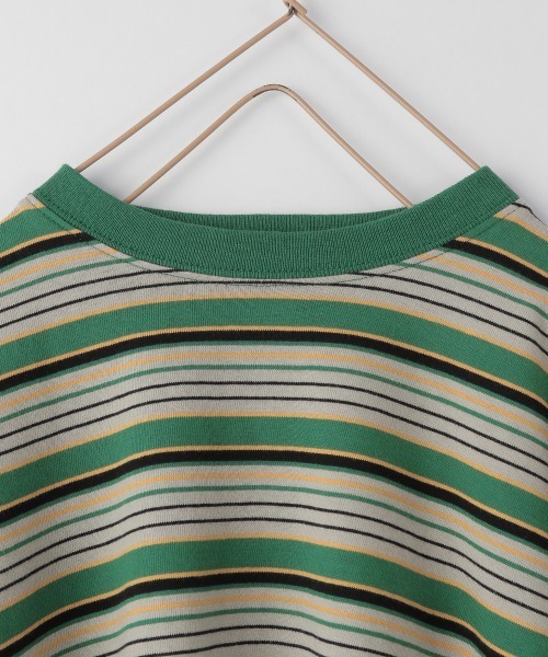 LOWRYS FARM（ローリーズファーム）の「ボーダーＴシャツロングスリーブ　216115（Tシャツ/カットソー・キッズ・ブラック/ブラウン/グリーン/ブルー・110cm/120cm/130cm/140cm/150cm）」の13枚目の写真