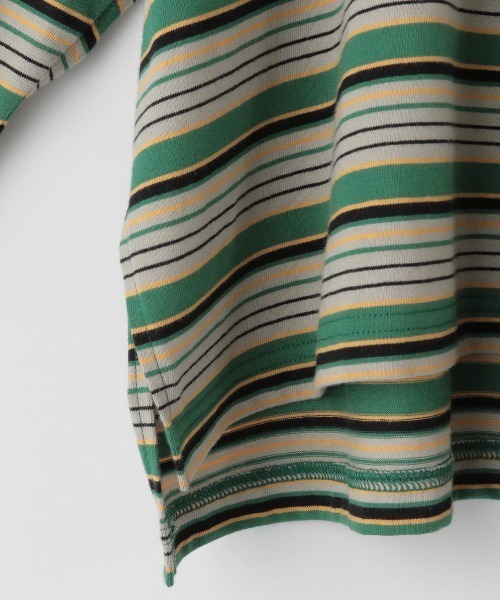 LOWRYS FARM（ローリーズファーム）の「ボーダーＴシャツロングスリーブ　216115（Tシャツ/カットソー・キッズ・ブラック/ブラウン/グリーン/ブルー・110cm/120cm/130cm/140cm/150cm）」の15枚目の写真