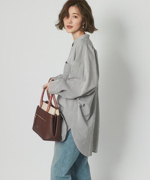 RIVE DROITE（リヴドロワ）の「ギャザーデザインが目を引く　ヨークギャザーシャツ（シャツ/ブラウス・レディース・オフホワイト・FREE）」の9枚目の写真