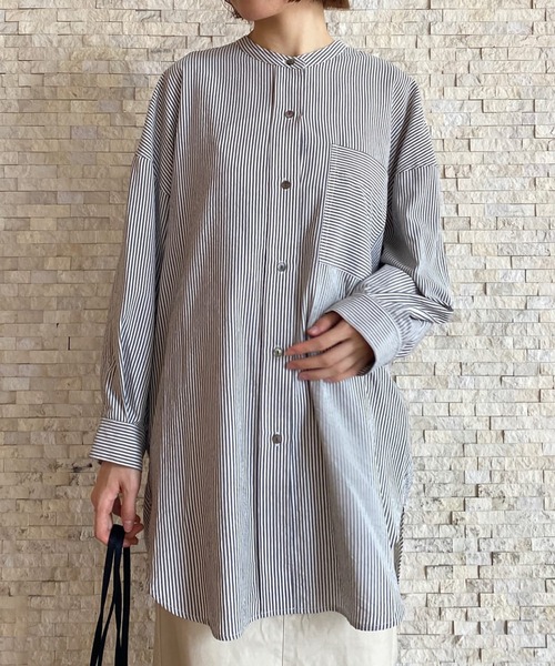 RIVE DROITE（リヴドロワ）の「ギャザーデザインが目を引く　ヨークギャザーシャツ（シャツ/ブラウス・レディース・オフホワイト・FREE）」の21枚目の写真