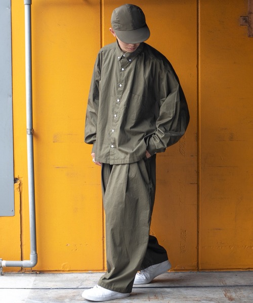 kutir（クティール）の「ワイドレングスビッグシャツ（シャツ/ブラウス・メンズ・ネイビー/カーキ・MEDIUM/LARGE）」の19枚目の写真