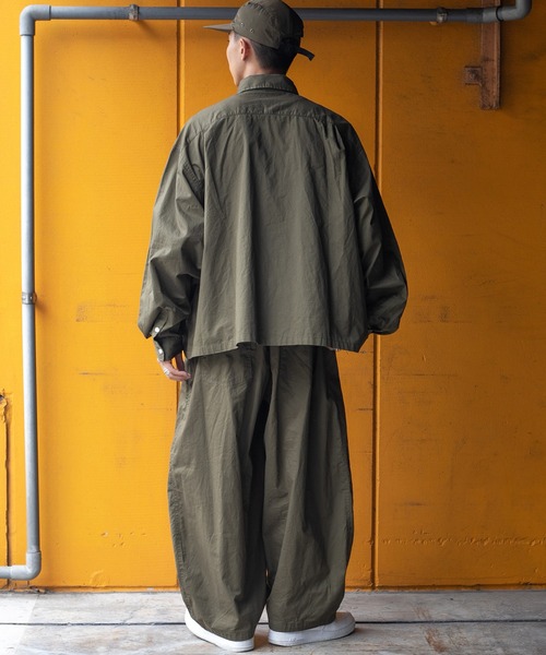 kutir（クティール）の「ワイドレングスビッグシャツ（シャツ/ブラウス・メンズ・ネイビー/カーキ・MEDIUM/LARGE）」の12枚目の写真