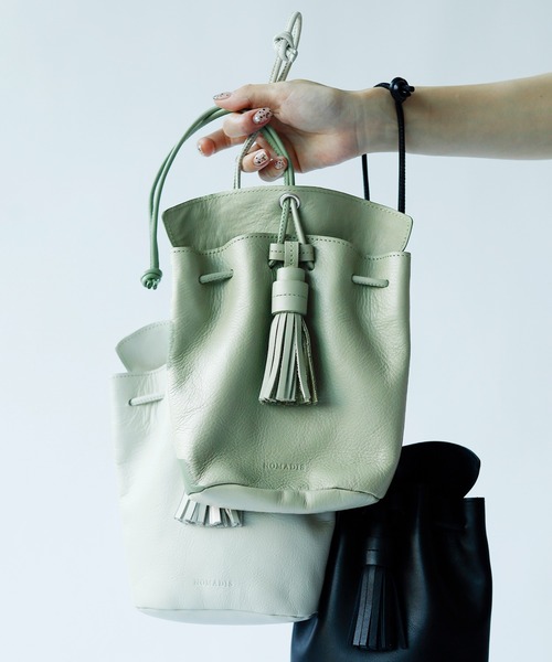 NOMADIS（ノマディス）の「【NOMADIS/ノマディス】 Lys：バッグ（ハンドバッグ・レディース・ブラック/ホワイト/グリーン/ブルー・FREE）」の4枚目の写真