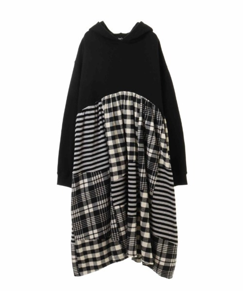 Candy Stripper（キャンディストリッパー）の「CND JOIN UP HOODIE ワンピース（ワンピース・レディース・グリーン/ブラック・2）」の7枚目の写真