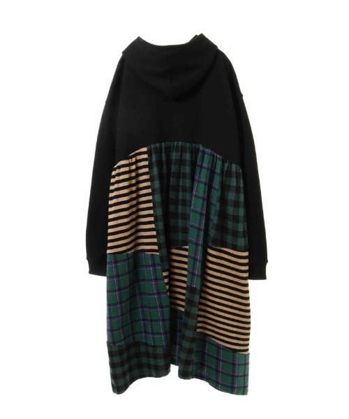 Candy Stripper（キャンディストリッパー）の「CND JOIN UP HOODIE ワンピース（ワンピース・レディース・グリーン/ブラック・2）」の8枚目の写真