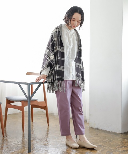 studio CLIP（スタディオクリップ）の「シングルガーゼフリルスタンドブラウス（シャツ/ブラウス・レディース・その他1/その他5/オフホワイト/その他4/その他3/その他2/その他7/その他6/その他8・LARGE/MEDIUM/X-LARGE/XX-LARGE/XXX-LARGE）」の16枚目の写真