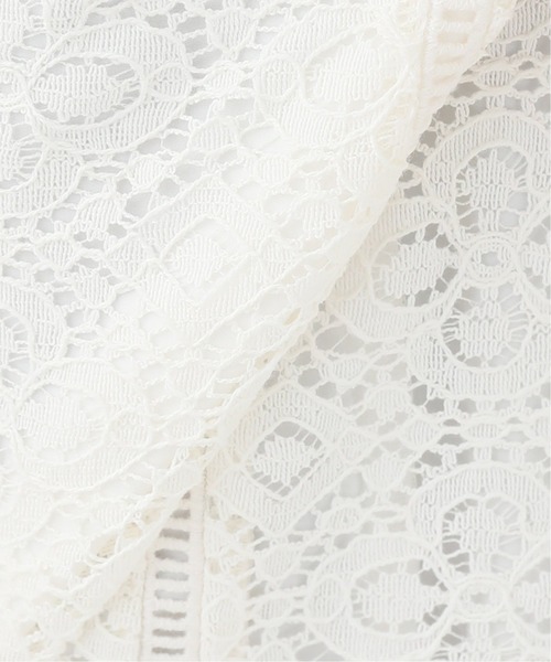 SLOBE IENA（スローブイエナ）の「レースパネルスカート【手洗い可能/ウエストゴム】◆（スカート・レディース・アイボリー・38/36）」の12枚目の写真