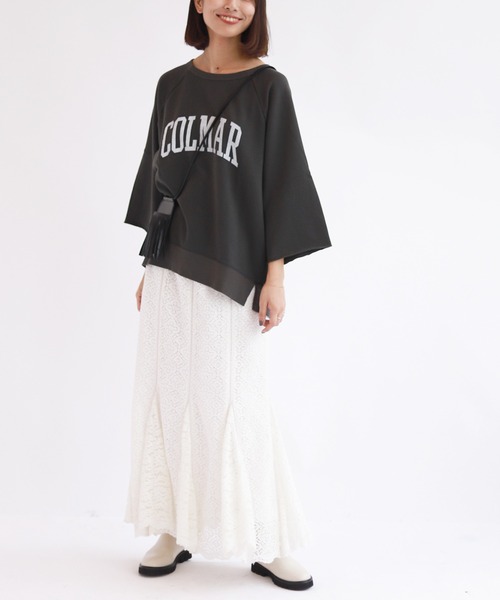 SLOBE IENA（スローブイエナ）の「レースパネルスカート【手洗い可能/ウエストゴム】◆（スカート・レディース・アイボリー・38/36）」の21枚目の写真