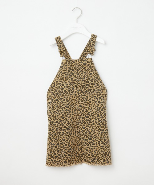 CIAOPANIC TYPY（チャオパニックティピー）の「【KIDS】レオパードジャンスカ（スカート・キッズ・ブラウン/ホワイト・SMALL/MEDIUM/LARGE/X-LARGE/XX-LARGE）」の12枚目の写真