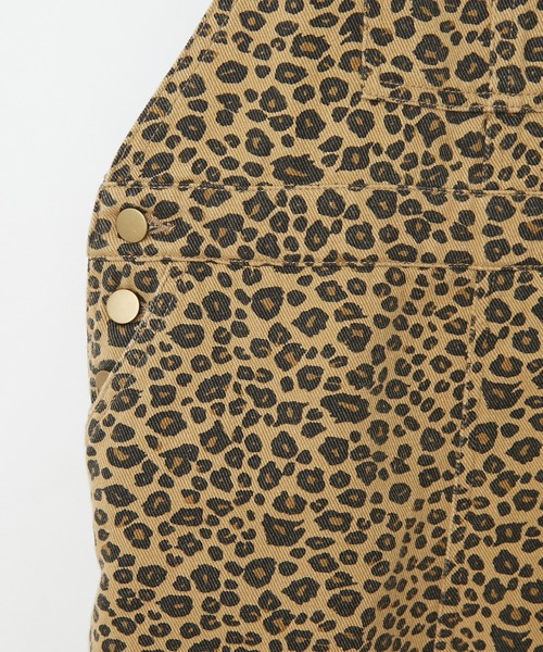 CIAOPANIC TYPY（チャオパニックティピー）の「【KIDS】レオパードジャンスカ（スカート・キッズ・ブラウン/ホワイト・SMALL/MEDIUM/LARGE/X-LARGE/XX-LARGE）」の14枚目の写真