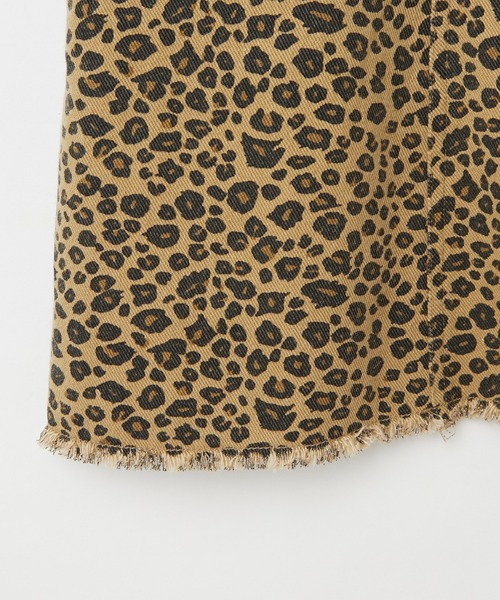 CIAOPANIC TYPY（チャオパニックティピー）の「【KIDS】レオパードジャンスカ（スカート・キッズ・ブラウン/ホワイト・SMALL/MEDIUM/LARGE/X-LARGE/XX-LARGE）」の15枚目の写真