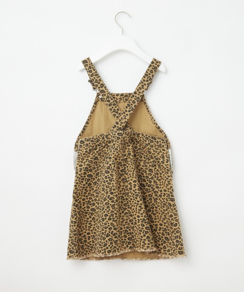 CIAOPANIC TYPY（チャオパニックティピー）の「【KIDS】レオパードジャンスカ（スカート・キッズ・ブラウン/ホワイト・SMALL/MEDIUM/LARGE/X-LARGE/XX-LARGE）」の16枚目の写真