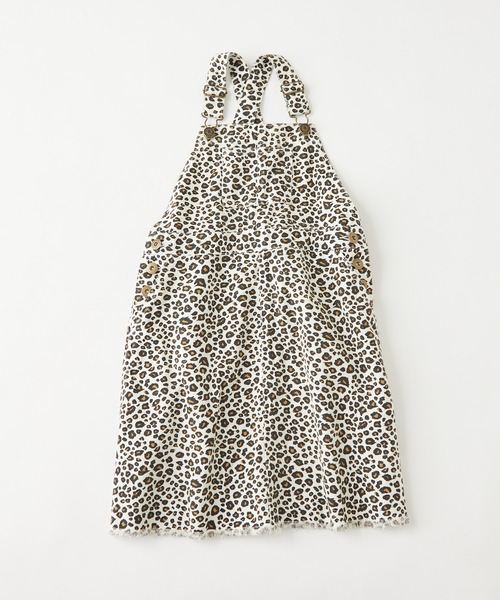 CIAOPANIC TYPY（チャオパニックティピー）の「【KIDS】レオパードジャンスカ（スカート・キッズ・ブラウン/ホワイト・SMALL/MEDIUM/LARGE/X-LARGE/XX-LARGE）」の18枚目の写真