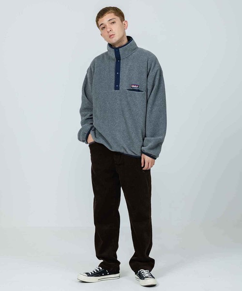 XLARGE(エクストララージ)の「SNAP BUTTON FLEECE PULLOVER(その他アウター・メンズ・ブラック/ネイビー/グレー・S/M/L/XL)」の12枚目の写真