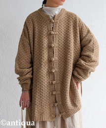 antiqua | 即こなれ。チャイナニットカーデ(ニット/セーター)