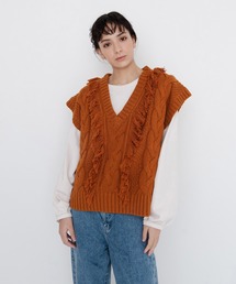 LEVI'S(R) MADE & CRAFTED(R) ニットベスト CARAMEL CAFE