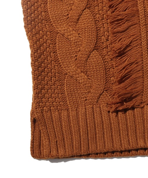 Levi's(リーバイス)の「LEVI'S(R) MADE & CRAFTED(R) ニットベスト CARAMEL CAFE(ベスト・レディース・マルチ・M/XS/S)」の6枚目の写真